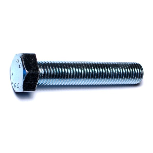 Midwest Fastener Grade 2, 7/8"-9 Hex Head Cap Screw, Zinc Plated Steel, 4-1/2 in L, 5 PK 53358 - main
